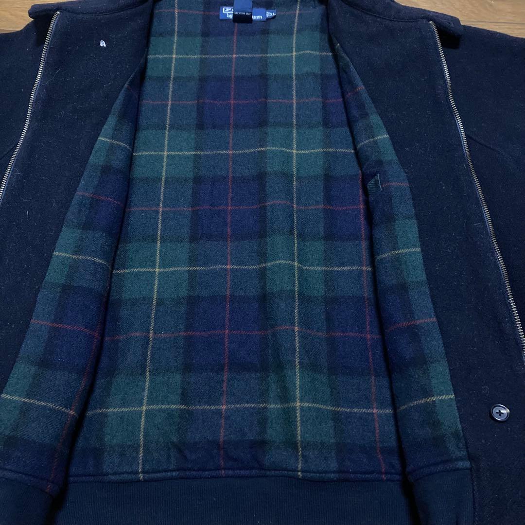90s POLO by Ralphlauren ウール ドリズラージャケット