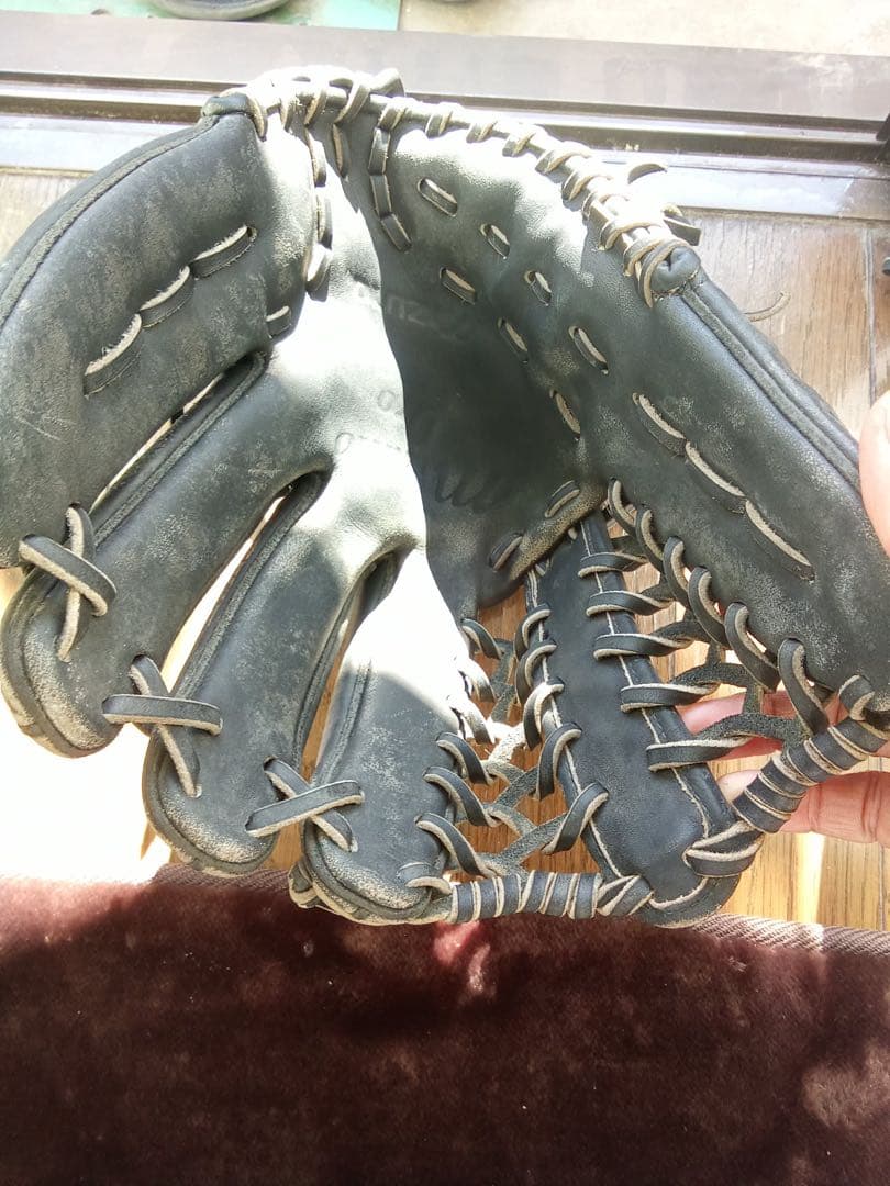 【人気】ミズノプロ オーダー 外野手用グローブ 黒 イチローモデル系