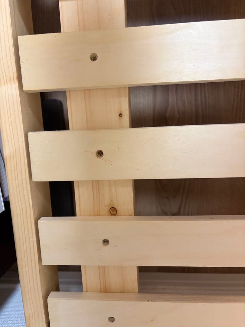 バノン ショート セミシングル ベッドフレーム 木製