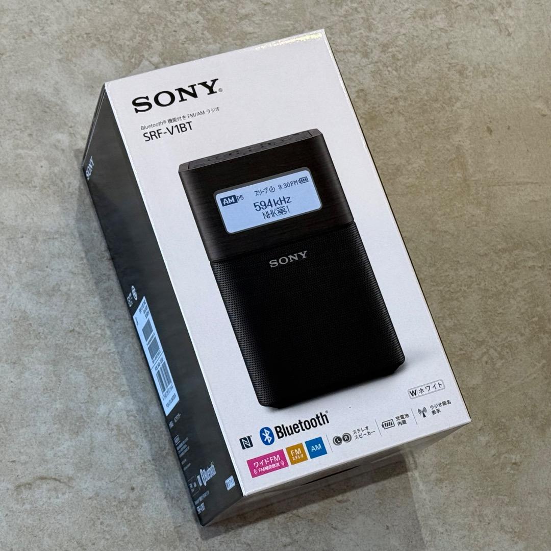 【新品】SRF-V1BT W 白(ホワイト) ソニー SONY ラジオ 送料込