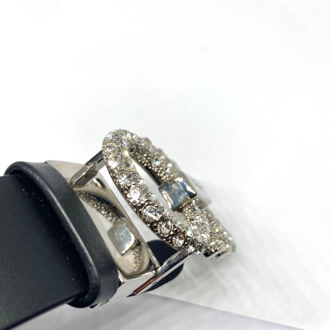 Salvatore Ferragamo ダブルガンチーニ ラインストーン ベルト