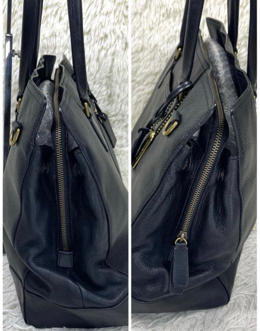 COACH コーチ　ブリーフケース　ビジネスバッグ　レザー　2way 70614