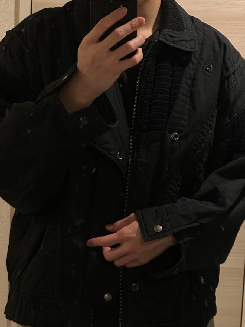 Vintage short bomber jacket blouson 短丈