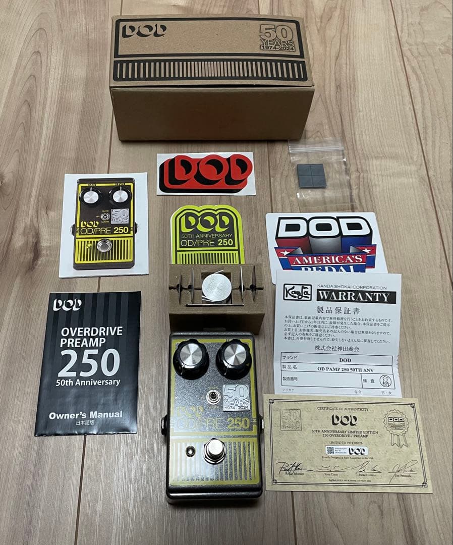 ギター DOD Overdrive Preamp250 50th Anniversary