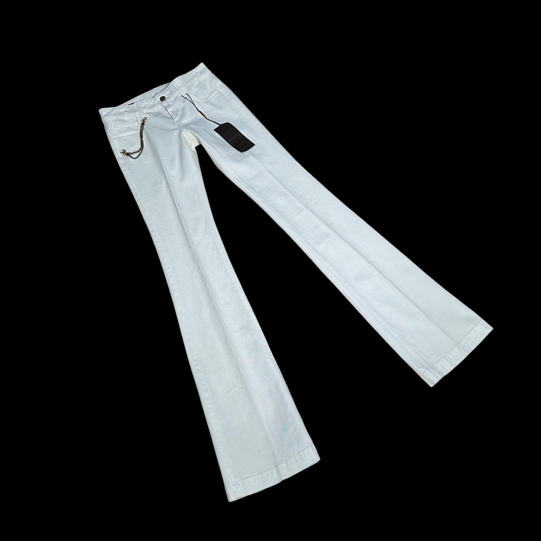 naonao様 未使用✨GUCCI グッチ✨ホワイト デニム パンツ