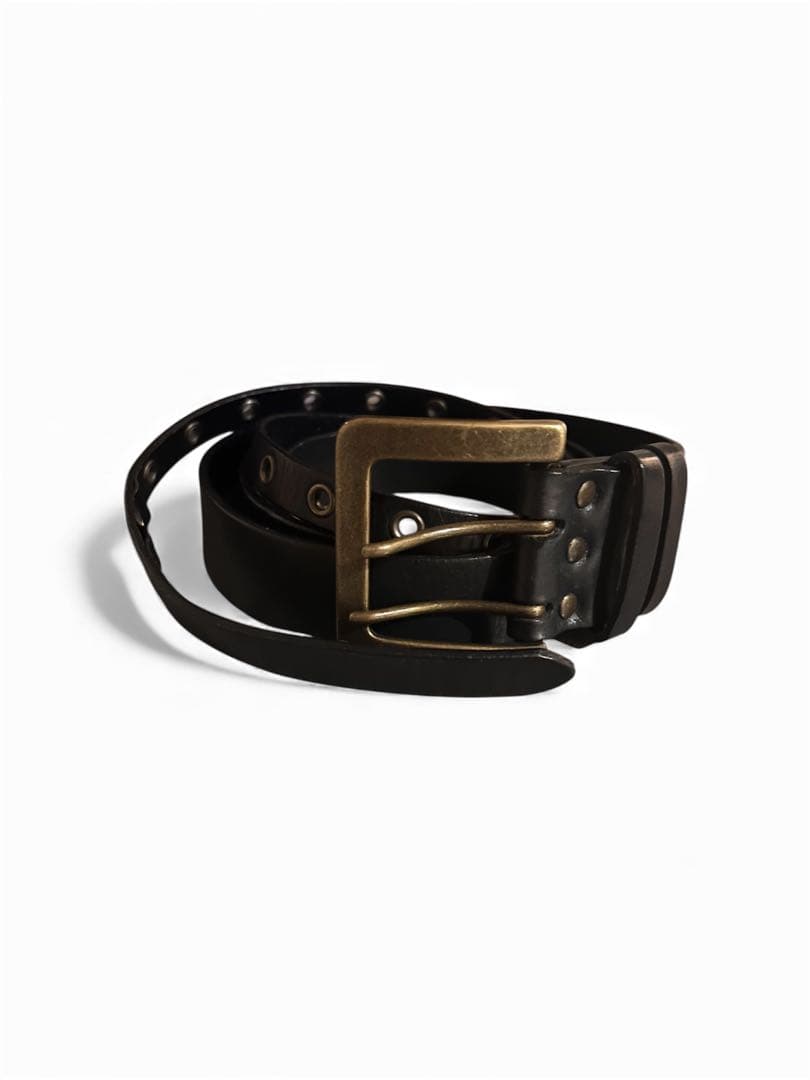 小物 yohji yamamoto 2way leather belt archive