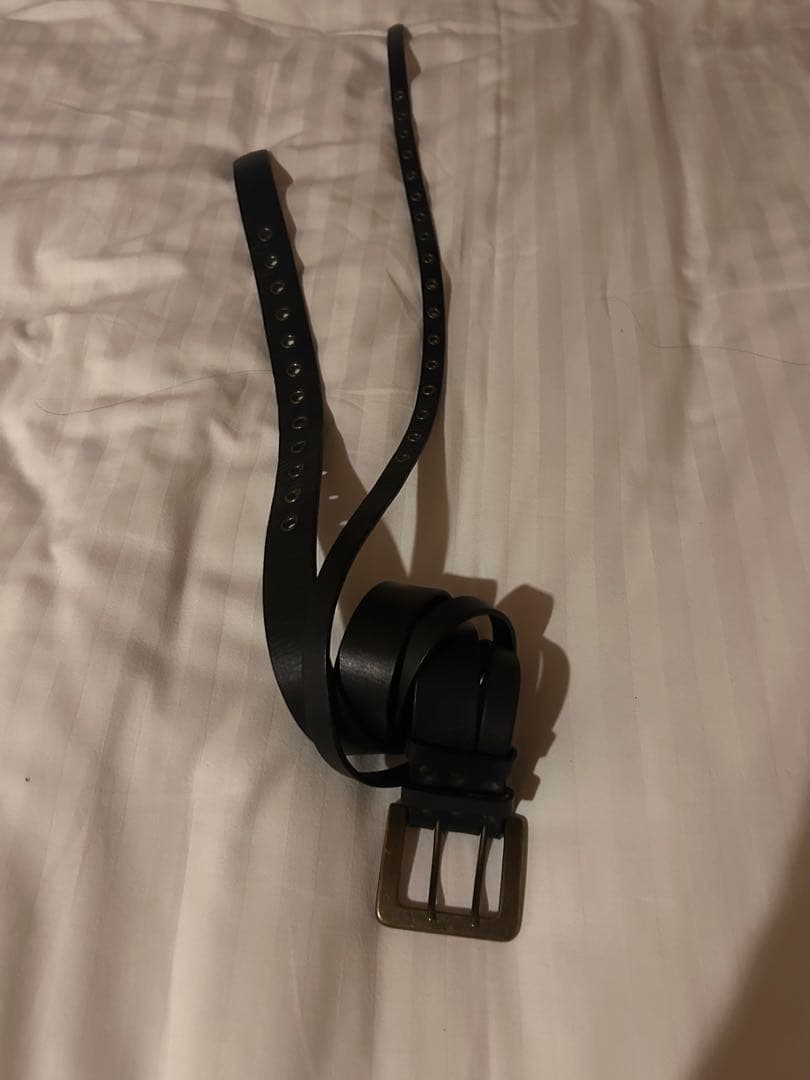 小物 yohji yamamoto 2way leather belt archive