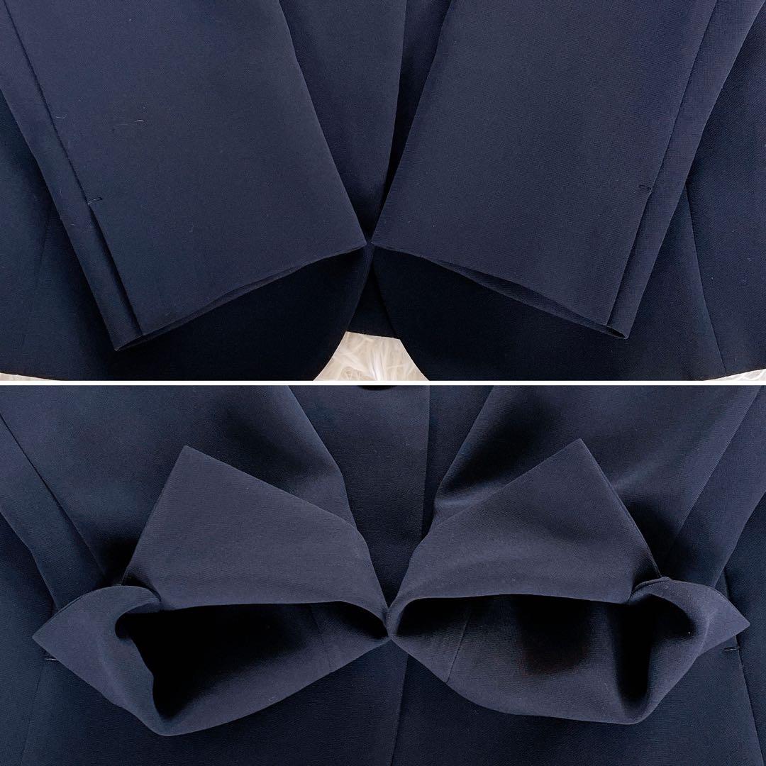 美品✨【アンタイトル】ジャケットパンツ スカートスーツ3点セットアップ 紺4