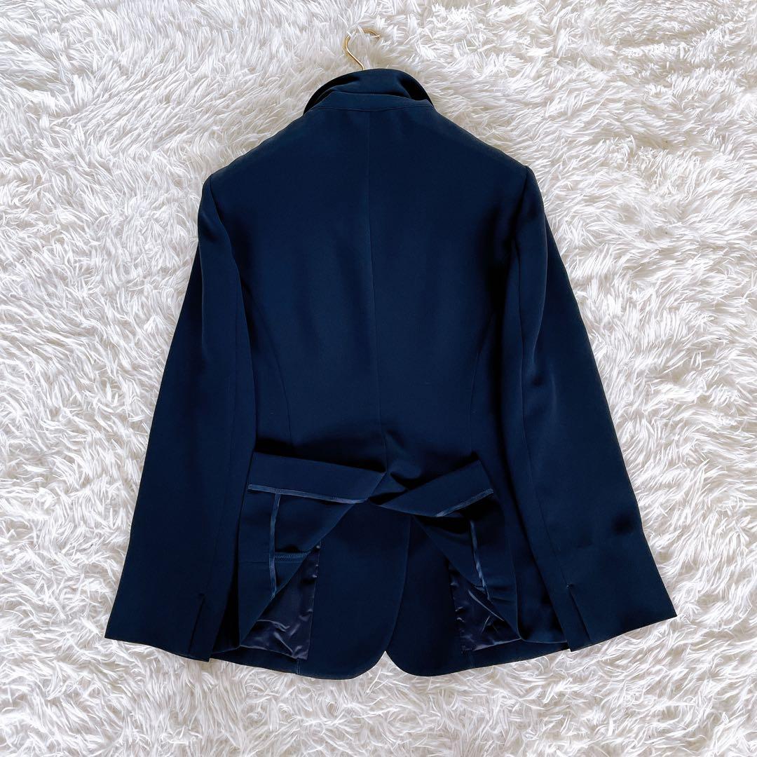 美品✨【アンタイトル】ジャケットパンツ スカートスーツ3点セットアップ 紺4