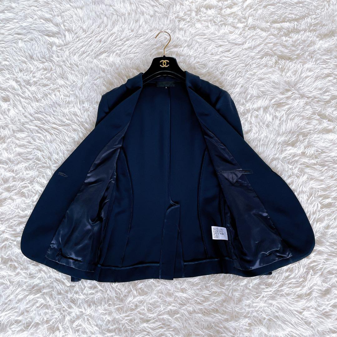 美品✨【アンタイトル】ジャケットパンツ スカートスーツ3点セットアップ 紺4