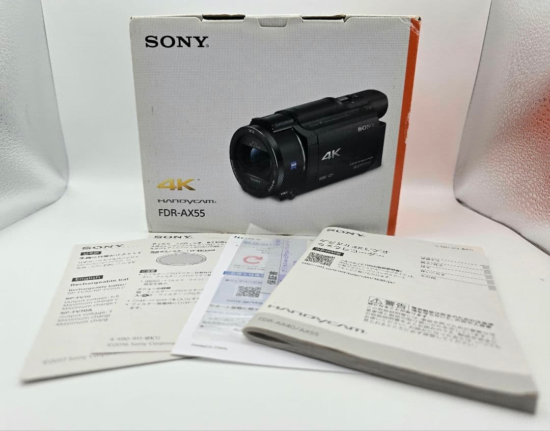 SONY Handycam FDR-AX55 4Kビデオカメラ本体 美品