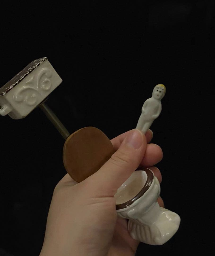 アンティーク　チャイニーズ　トイレ　セット