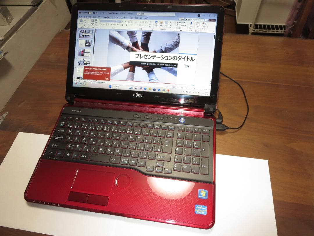 富士通 AH54/G ブルーレイ i5 8G/500G/Win11/Office