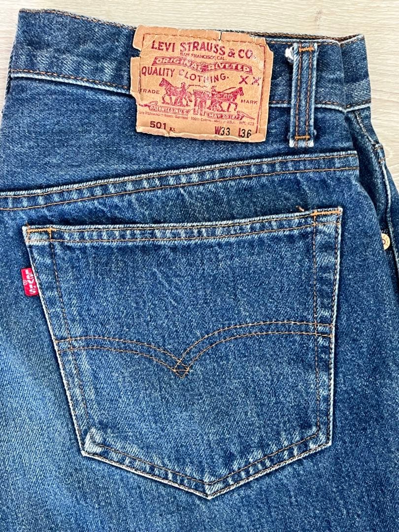 p*x様 赤文字 90年代　リーバイス　501 バレンシア　33