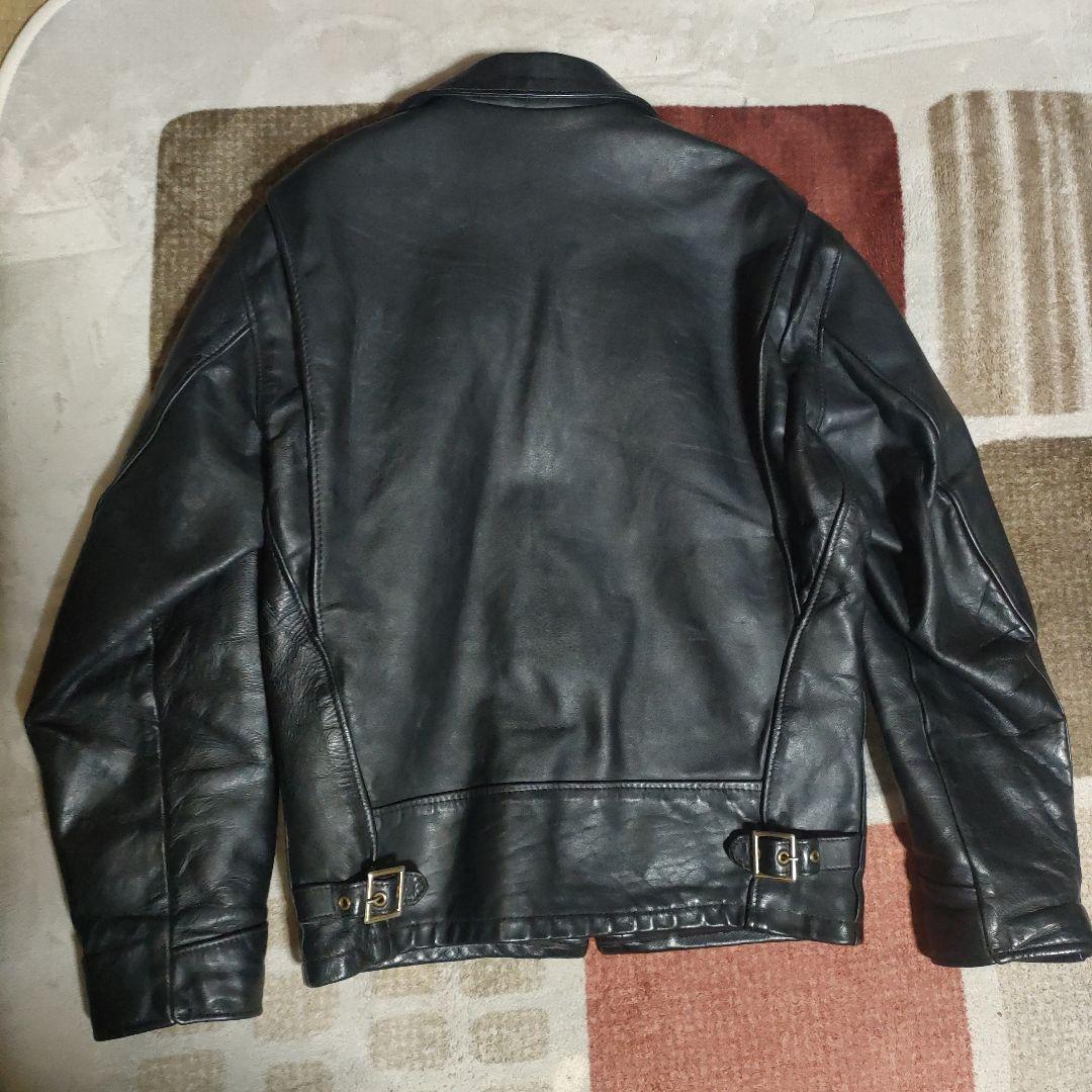 良品人気SchottAT101レザー シングルジャケット３６ダメでも対応有！
