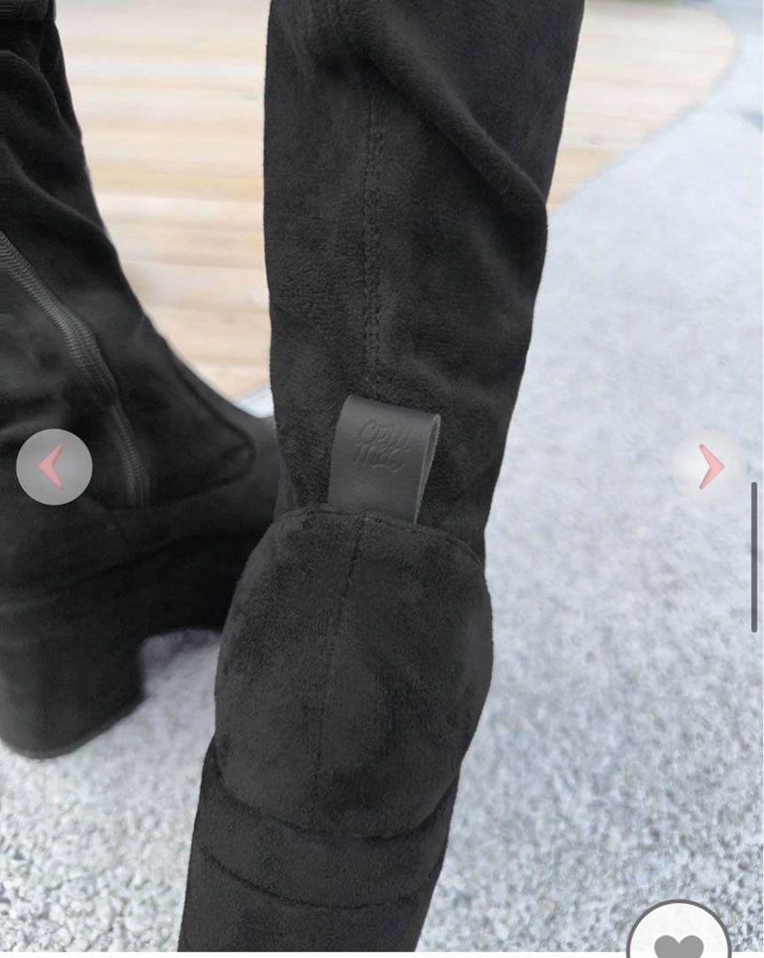 お値下けしました♡Cherimi 厚底スエードニーハイニーハイブーツ M