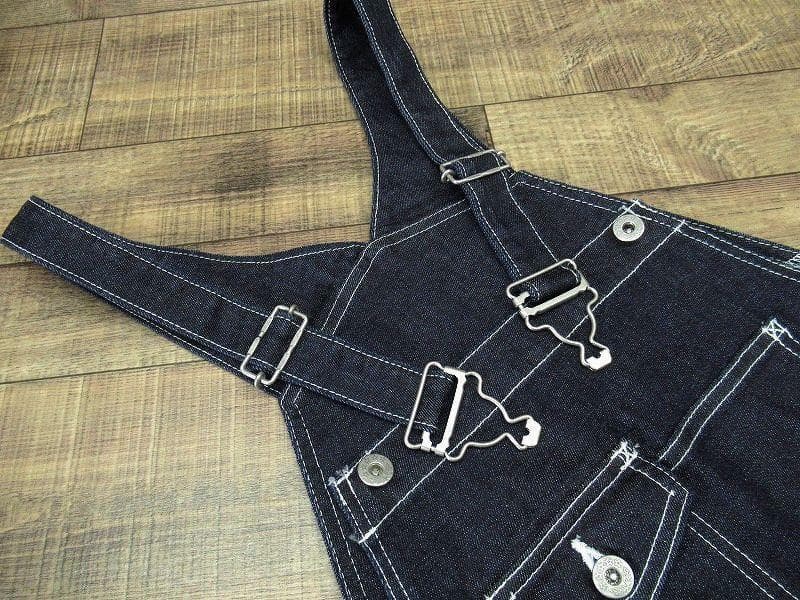 専用　バーンアウト ストレッチ スキニー サルエル デニム オーバーオール