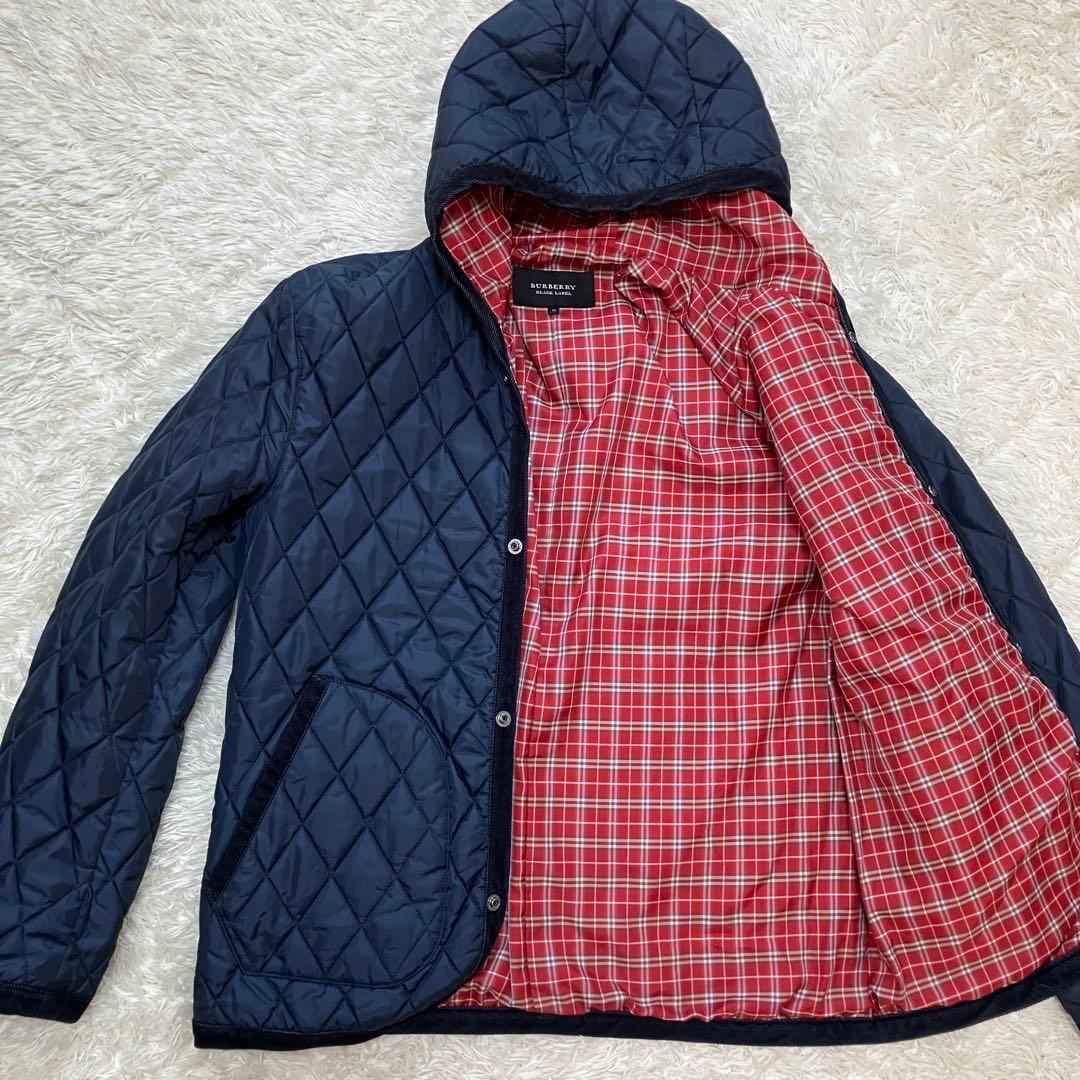 美品！バーバリーブラックレーベル！3ウェイ！ライナー付きコート！チェック