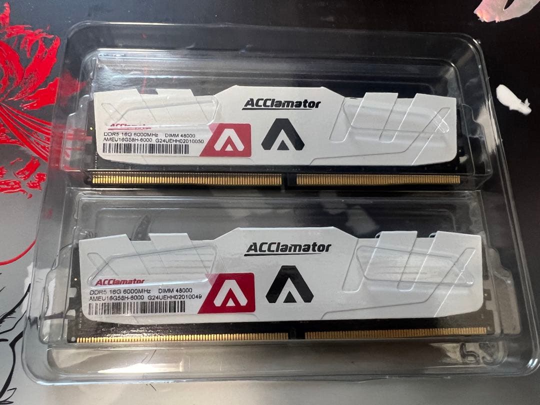 メモリー Acclamator DDR5 32GB-6000MHz (16GBx2)