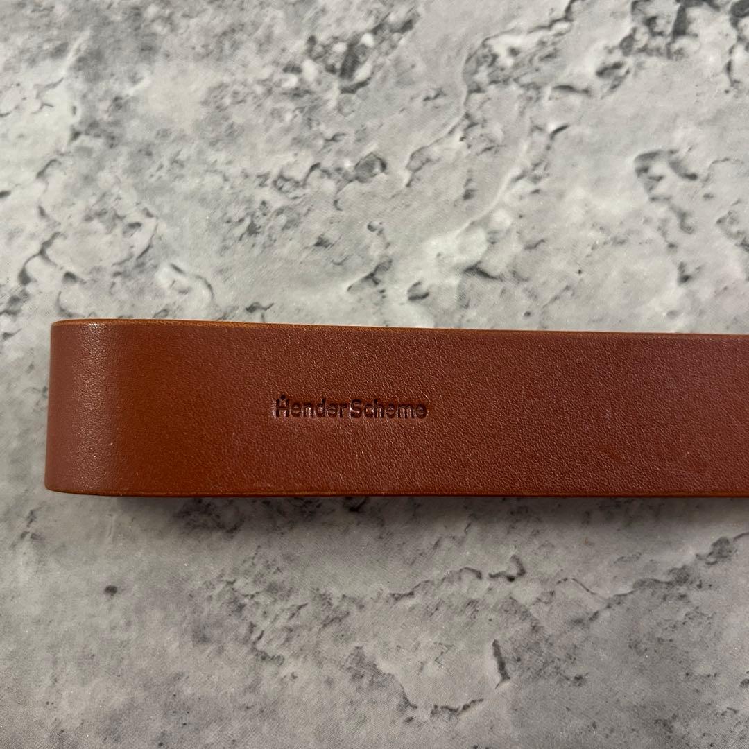Hender Scheme エンダースキーマ ブラウンレザー キーホルダー