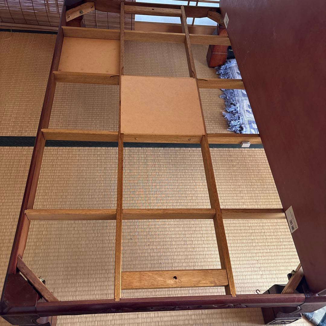 値下げ‼️【美品】彫刻入り 座卓 ちゃぶ台