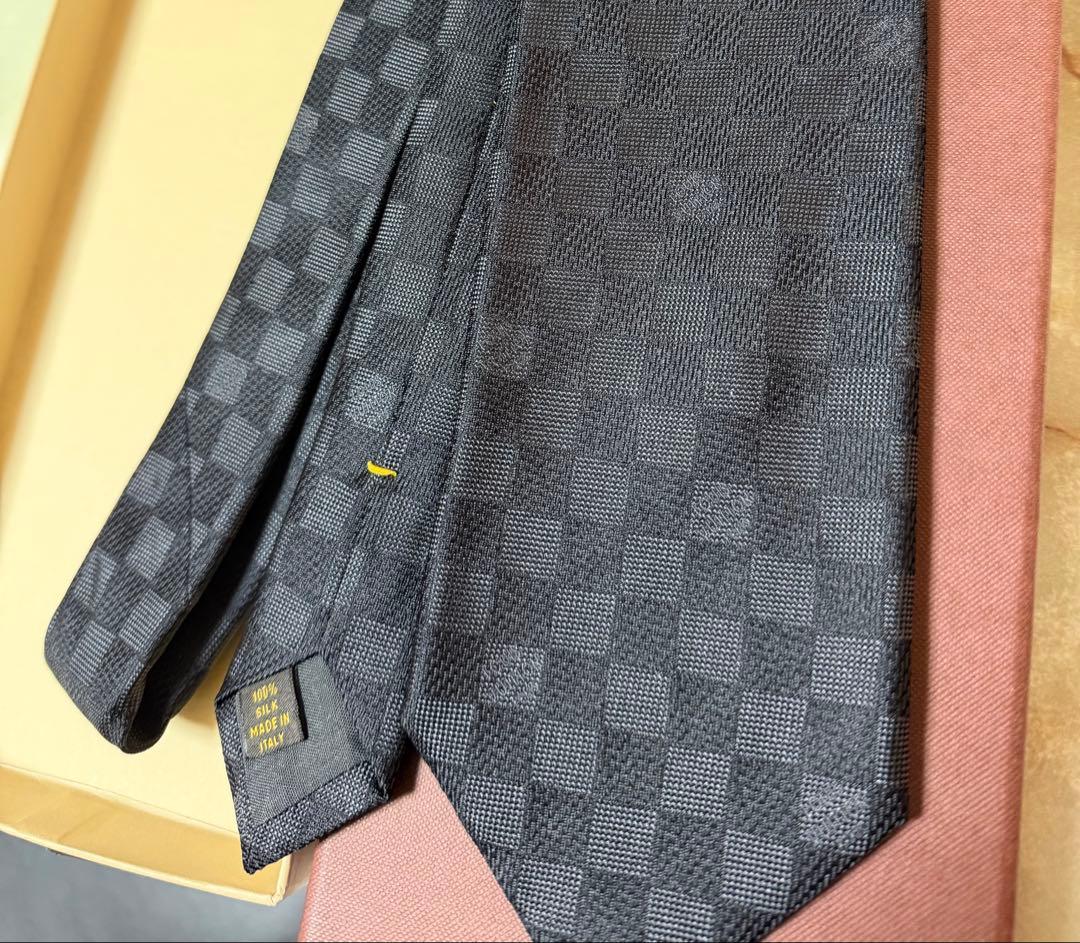 surupyon　Louis Vuitton ダミエパターン ネクタイ