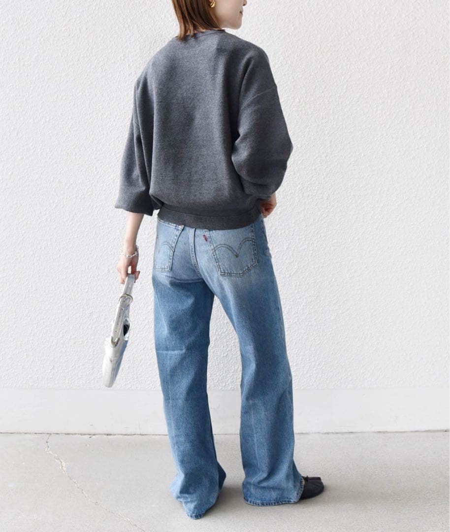 SHIPS 試着のみ　サガラ 刺繍 ロゴ ニット プルオーバー