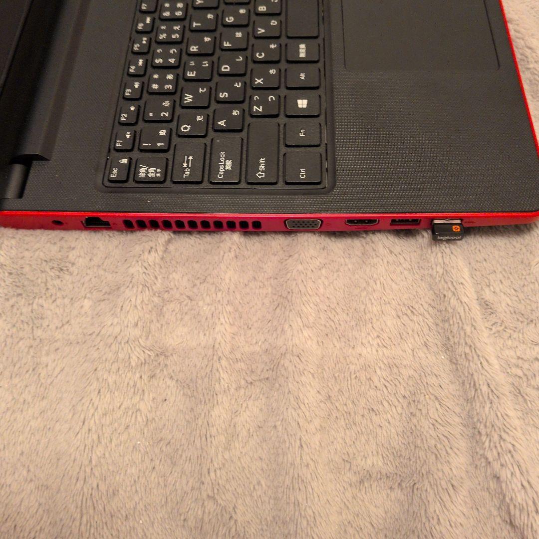 DELL Vostro 15 ノートPC レッド 4GB 純正AC付