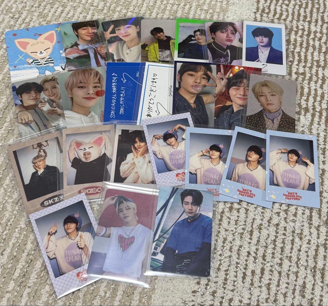 straykids トレカ まとめ アイエン IN ポラロイド skzoo