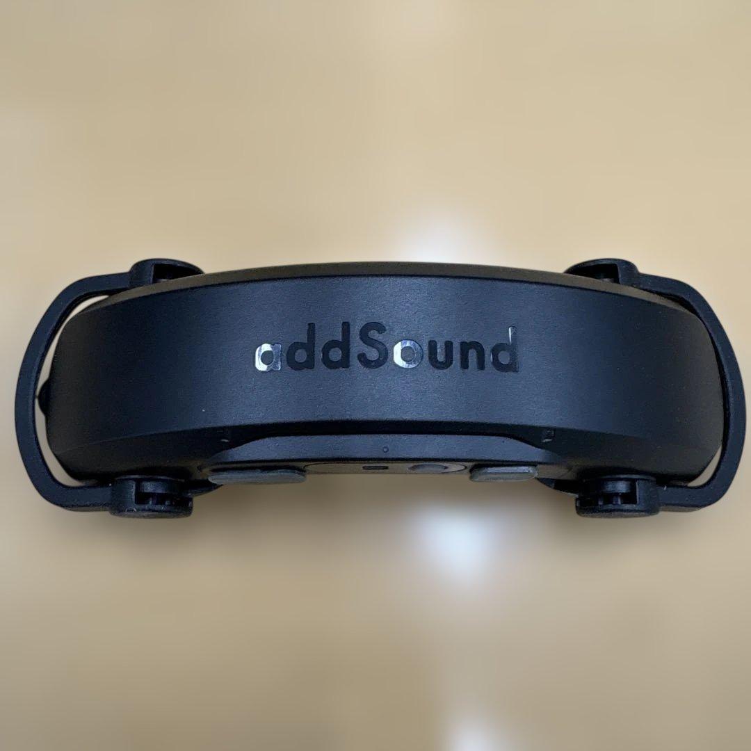 addSound AS-01 骨伝導イヤホン ブラック 新品未使用