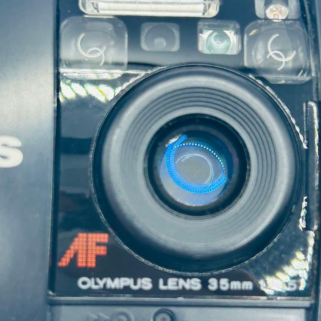 美品　OLYMPUS μ mju 初代 ブラック コンパクトフィルムカメラ