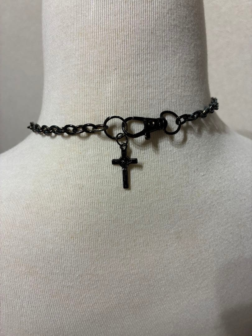 ★1点物★ジャンポールゴルチエ★フラワースカルカルマアンティークネックレス