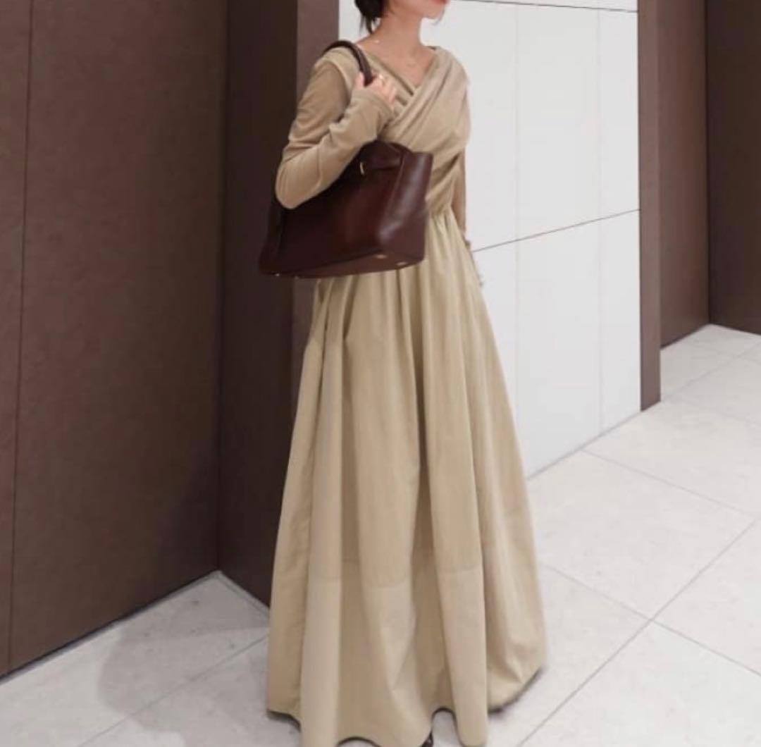 ココディール　ベロアドッキングワンピース