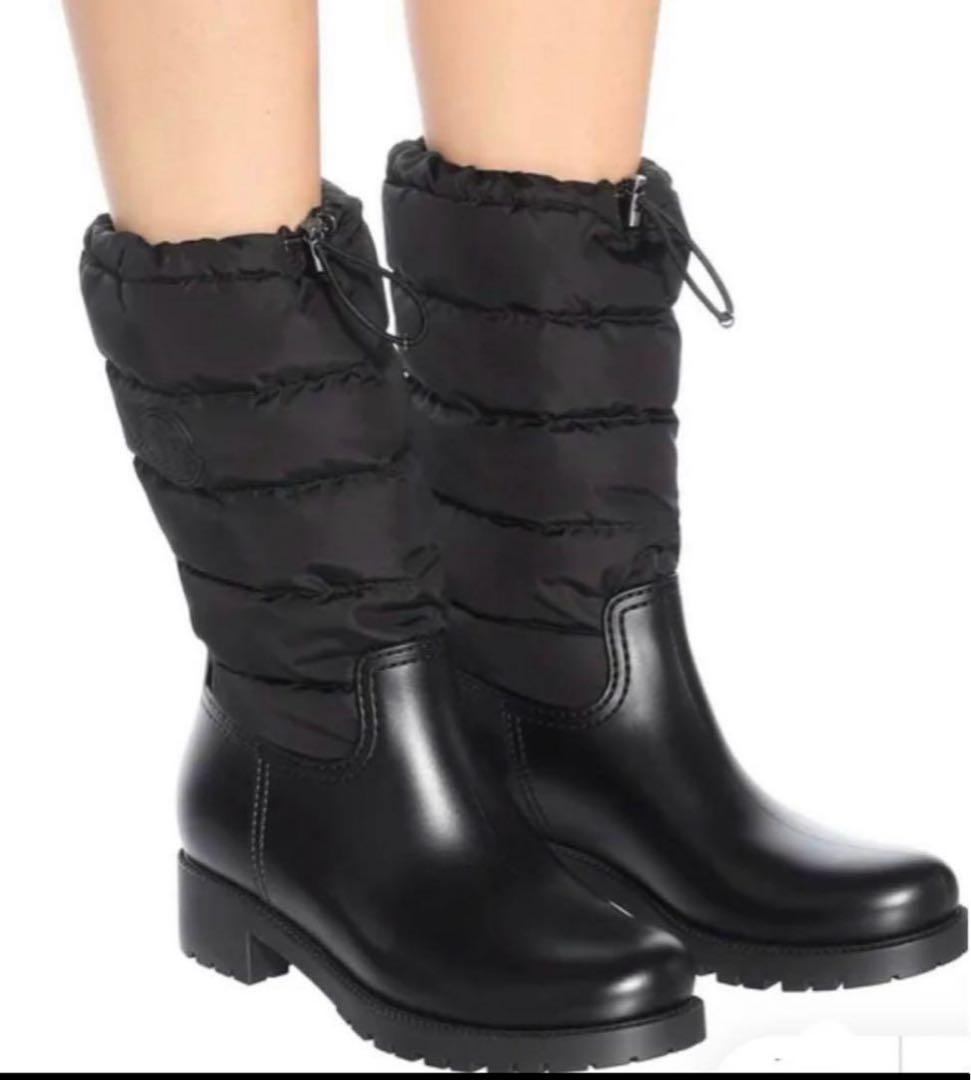 Moncler モンクレール ダウン×ラバーブーツ　36