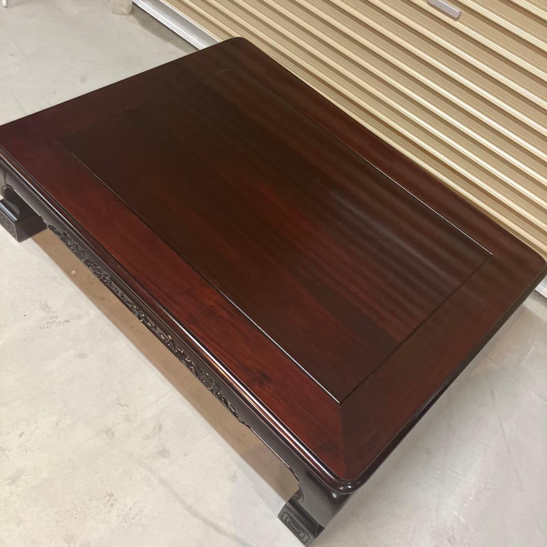 昭和レトロ 銘木 欅 座卓 ちゃぶ台 大型センターテーブル 古家具 古民家