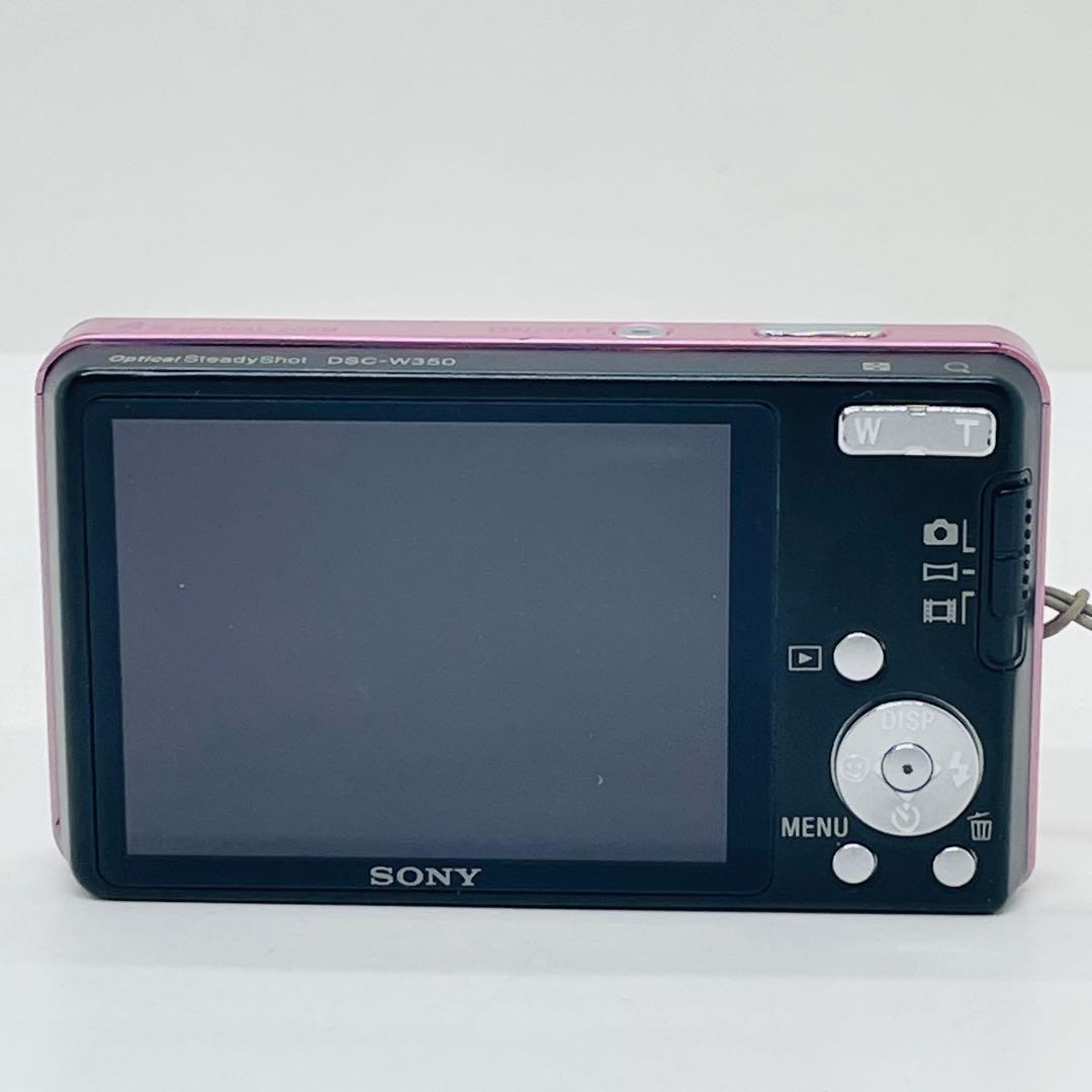 SONY コンパクトデジタルカメラ　DSC-W350 ピンク