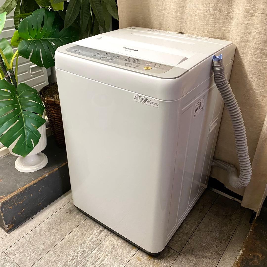 分解清掃済みだから気持ちよく使えます♪一人暮らしに！全自動洗濯機5.0kg