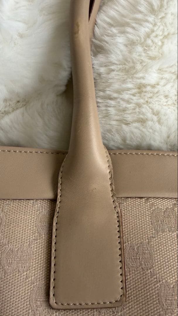 GUCCI GGパターン キャンバス トートバッグ ベージュ