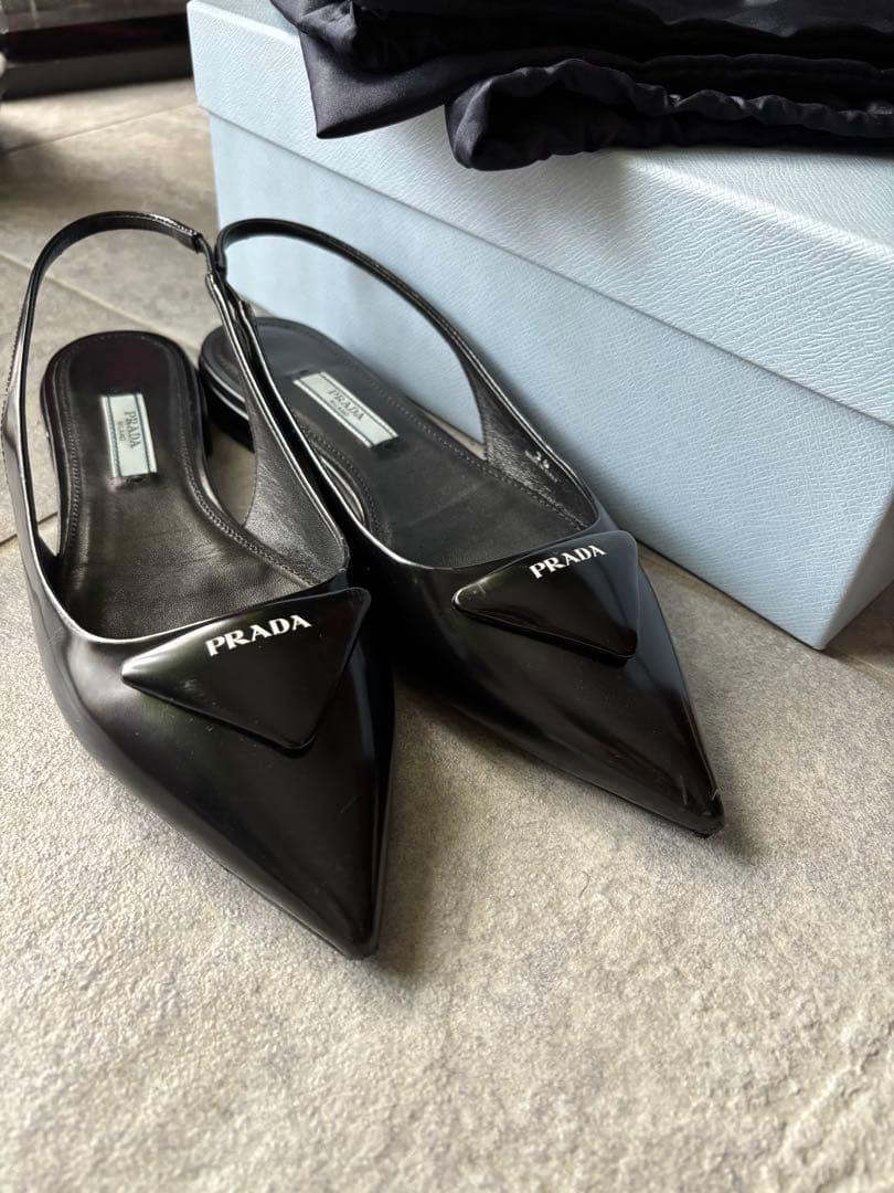 neco プラダ　フラットシューズ　36