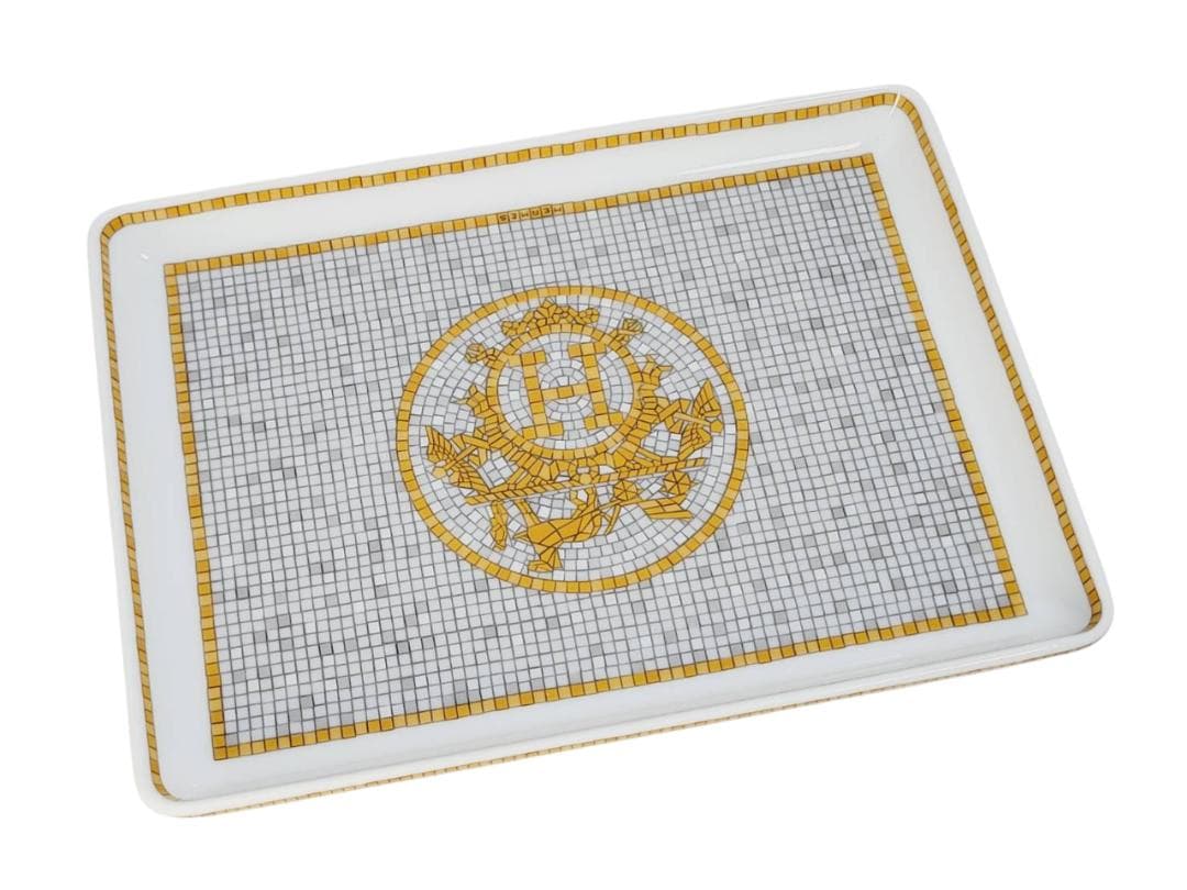 HERMESエルメス モザイク24 トレー トレイ 陶器 食器 洋食器 プレート