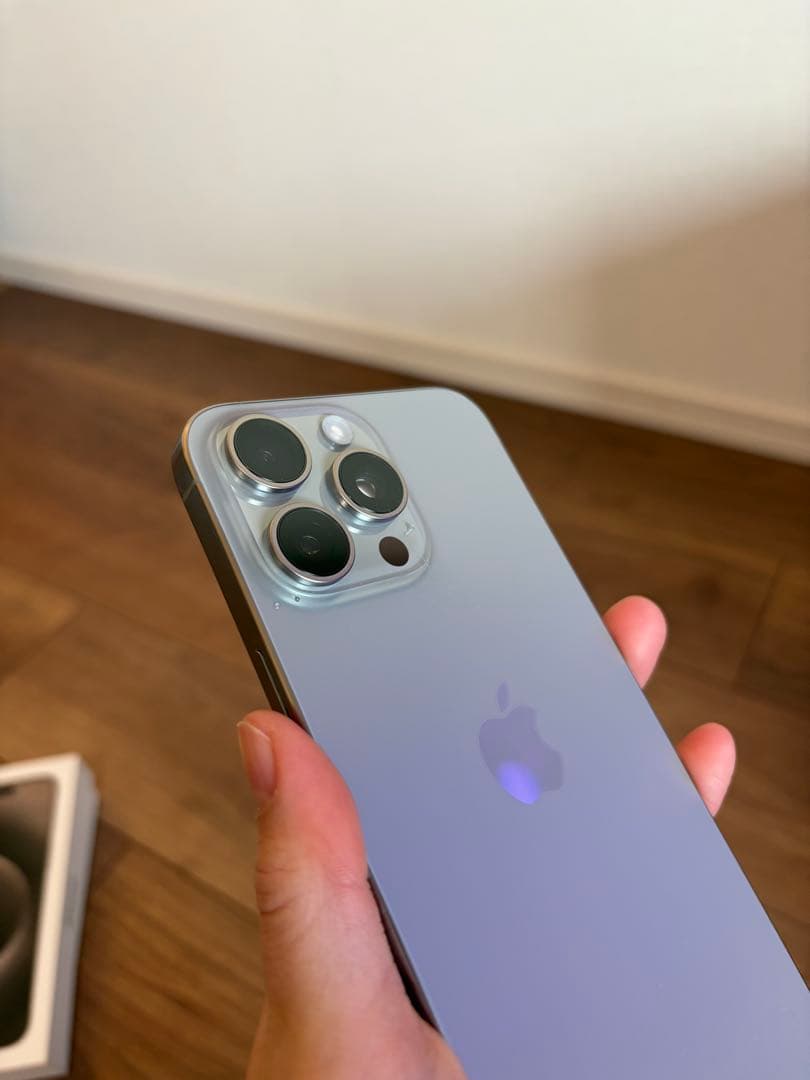 iPhone 15Pro Max【256GB、Natural titanium】