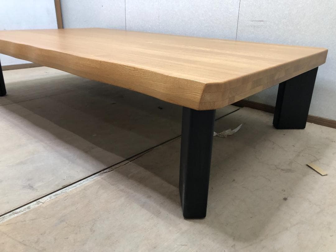 大塚家具 一枚板 ローテーブル 無垢材 リビングテーブル モダン 250323-