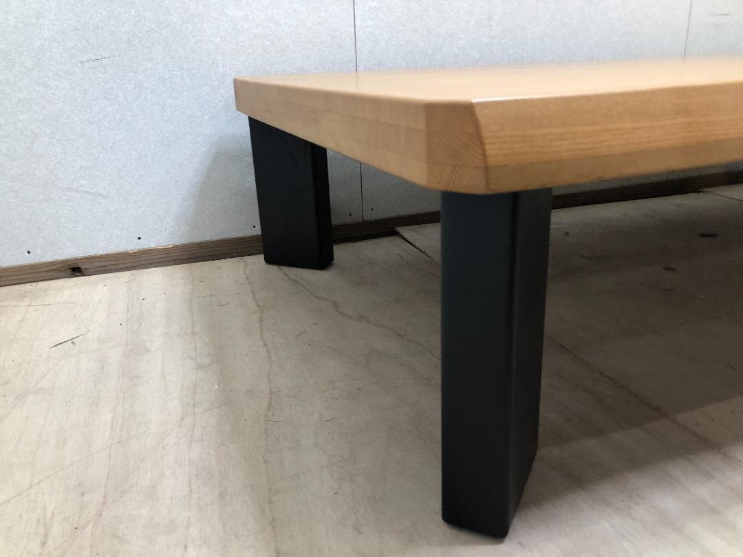 大塚家具 一枚板 ローテーブル 無垢材 リビングテーブル モダン 250323-