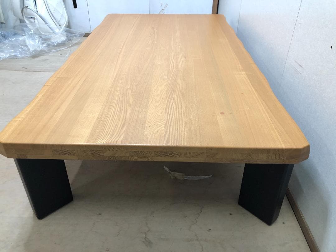 大塚家具 一枚板 ローテーブル 無垢材 リビングテーブル モダン 250323-