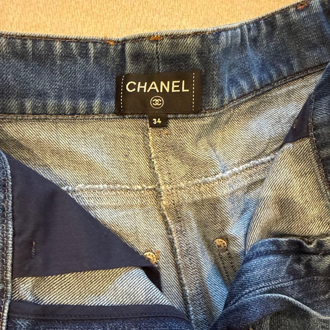 CHANEL デニムジーンズ サイズ34