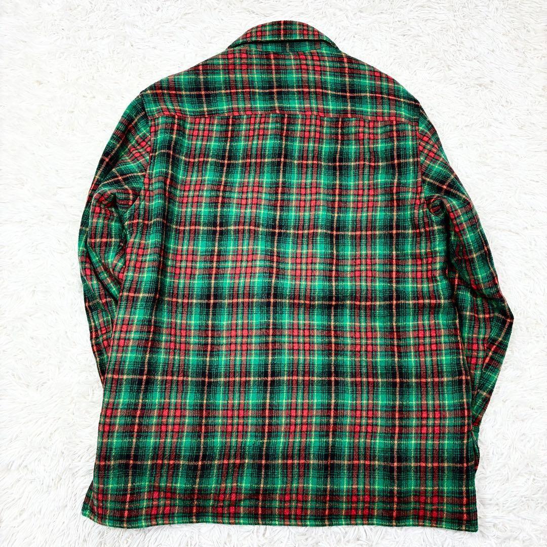 【美品】 キャバン シャツジャケット チェック柄 S ネルシャツ風 CABaN