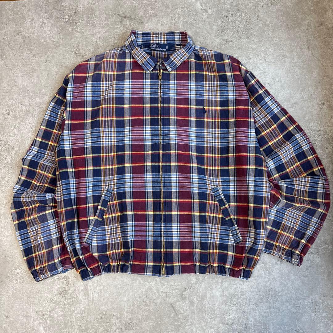 90s Polo By Ralph Lauren チェック スウィングトップ