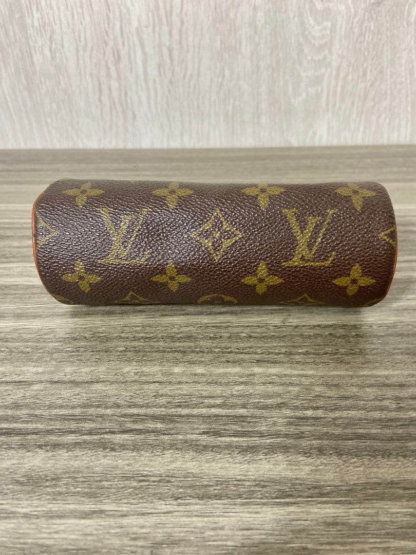 ルイヴィトン　パピヨン　ミニポーチ　モノグラム　ヌメ革