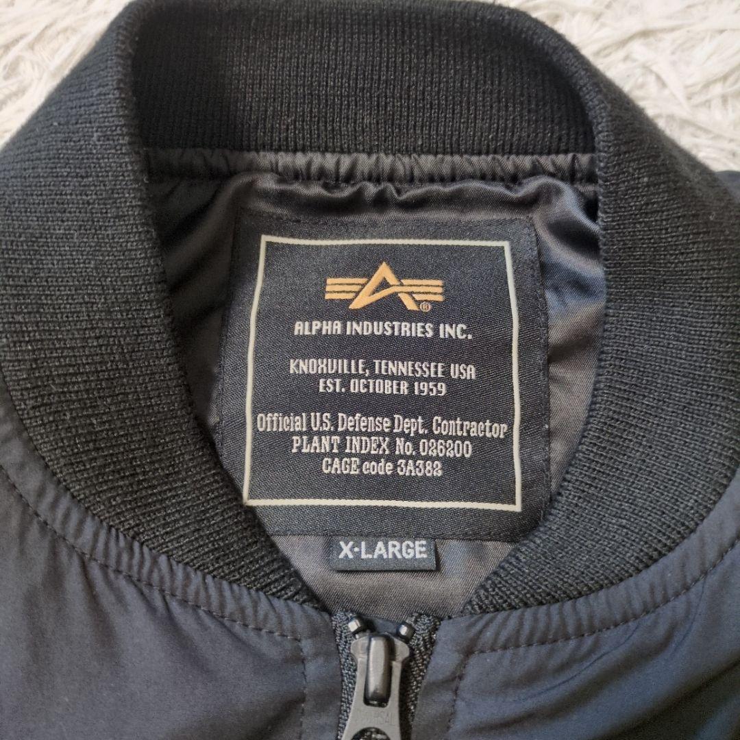 アルファインダストリーズ　スーベニアジャケット　黒　サイズXL