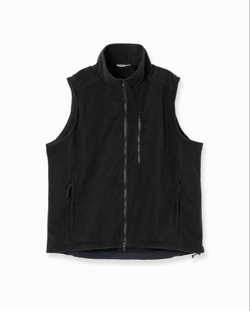 SUMARI ブラック フリースベスト&パンツ セットアップ